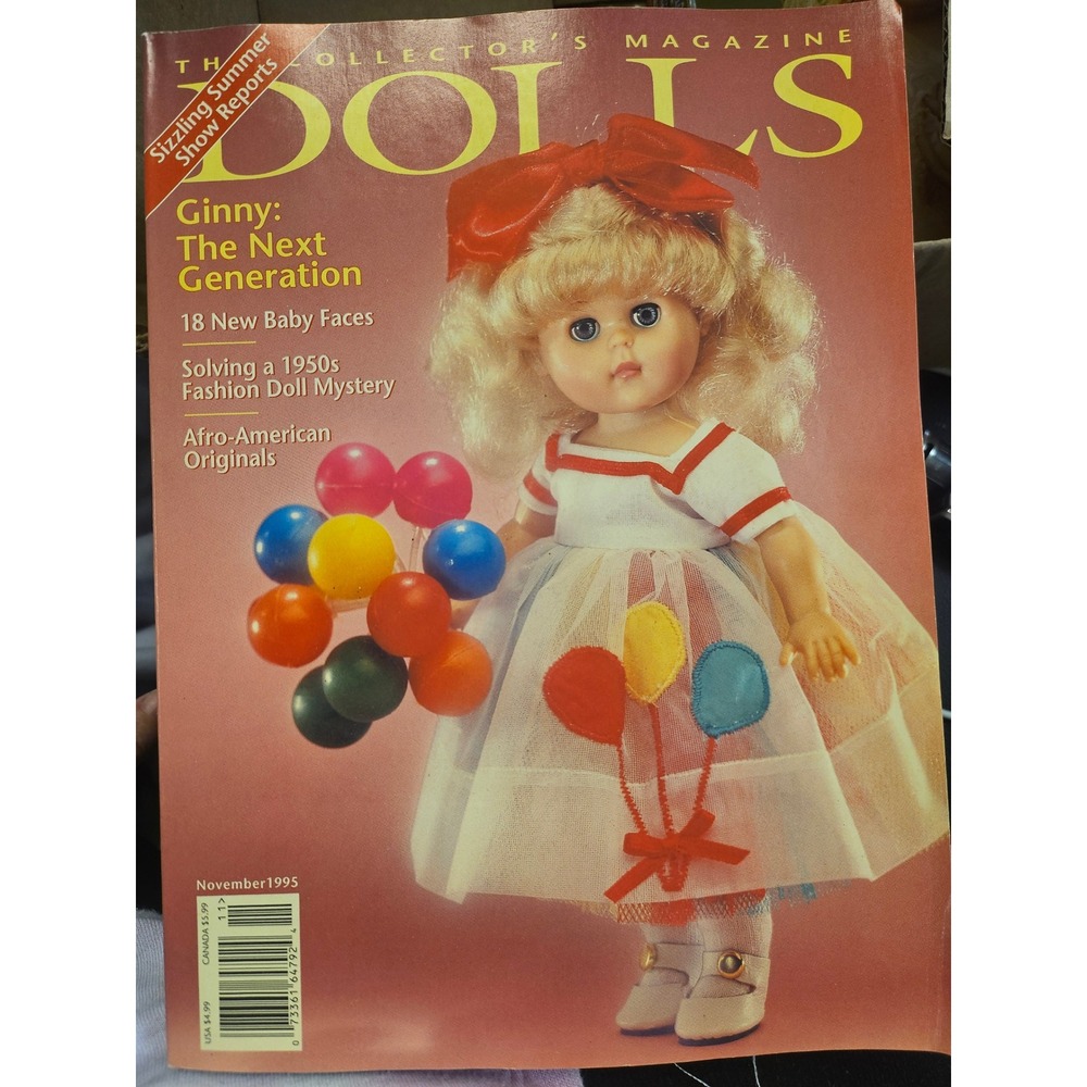 Dolls The Collectors Magazine November 1995 Ginny The Next Generation Vintage